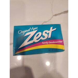 Zest Bar Soap Family Deodorant Original 5 Oz Vintage 1992 NEW in Box Sealed